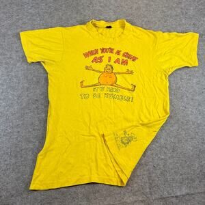 Vtg 70s Rat Fink You're As Great As I Am It's Hard To Be Humble Shirt Mens M